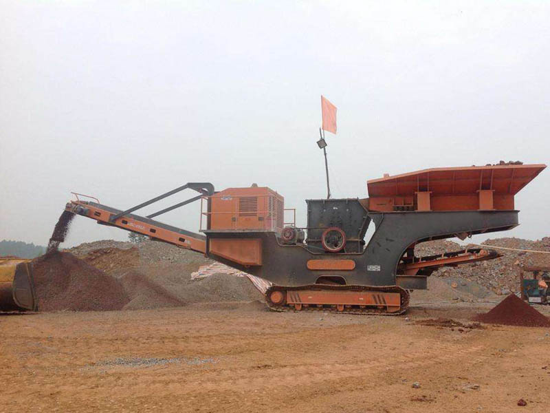 履帶式移動製砂機